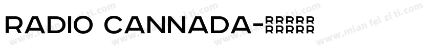 radio cannada字体转换